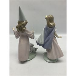 Two Lladro figures, comprising Under My Spell, no 6170 and Young Princess, no 6036, both with original boxes, largest example H22cm