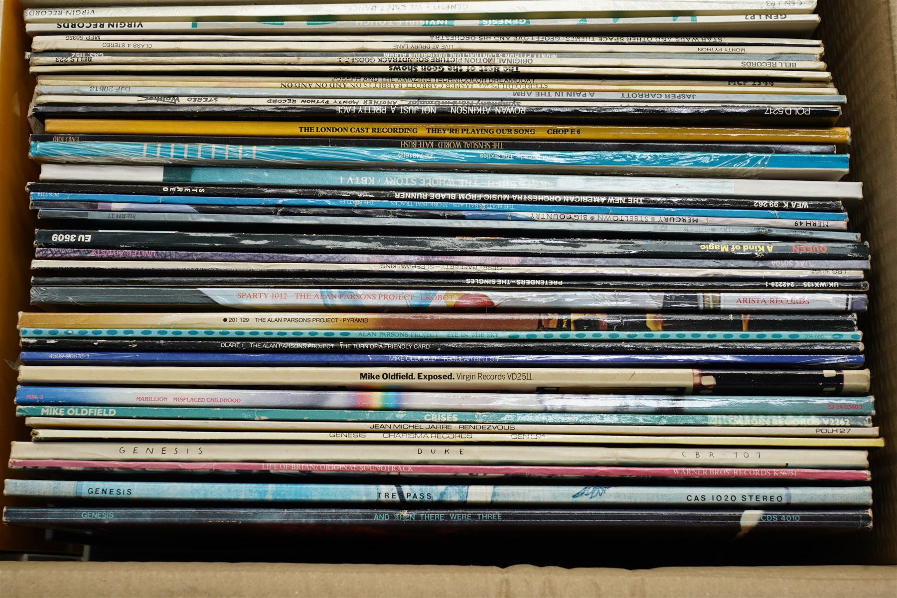 Large collection of records including Genesis, Fleetwood Mac, Dire Straits, U2 etc