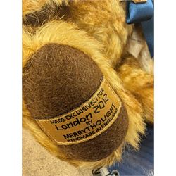 Two collectable bears, comprising Steiff Diamond Jubilee bear and Merrythought London 2012 Olympic bear, tallest H30cm