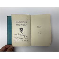 Woolf Virginia: Flush A Biography. Hogarth Press 1933 New Edition with dustjacket; Munroe Kirk: Through Swamp and Glade. 1897 First Edition; Kirby Mary & Elizabeth: Beautiful Birds in Far Off Lands. 1873. Colour plates; and two other books (5)