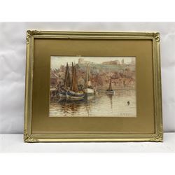 Elizabeth Styring (British 1854-1940): Dock End Whitby, watercolour signed 24cm x 34cm 