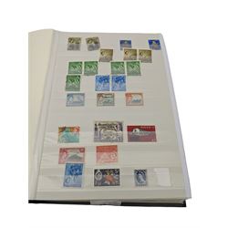 World Stamps including Seychelles, Southern Rhodesia, Sudan, Cyprus, Bermuda, Queen Victoria Canada, King Edward VII Straits Settlements etc, mixture of mint and used values, housed in a black stockbook