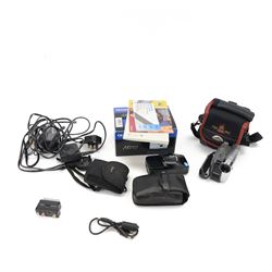 Olympus MJU Zoom 115 all weather compact camera serial no. 5555309, in soft shell case wit...