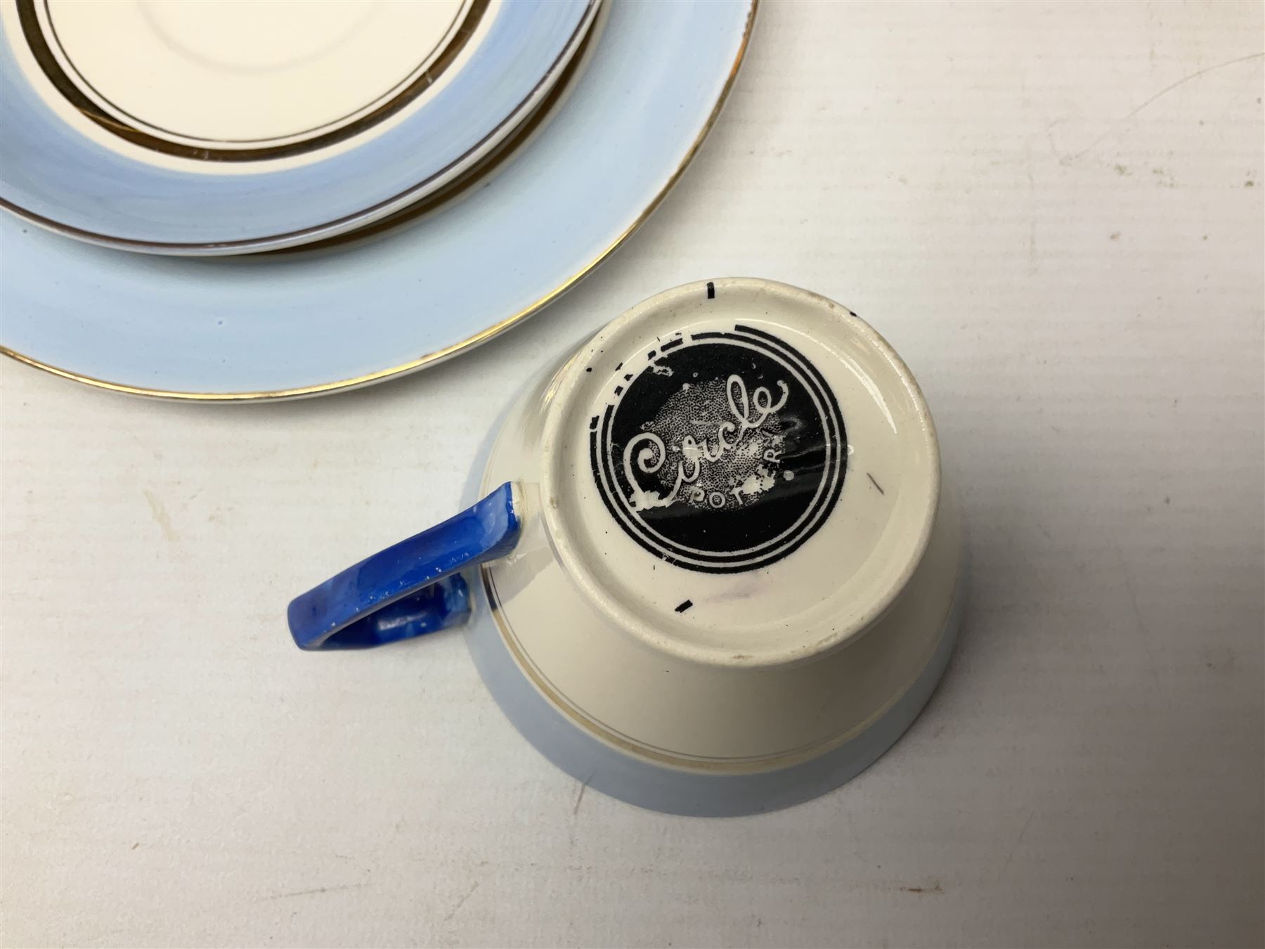 Royal Doulton wide rimmed jardinière, together with two Royal Doulton jugs, Arthur Wood jugs etc