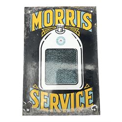 Morris Service enamel advertising sign, 