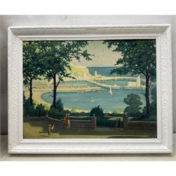 Arthur Kidd (British Mid-20th century): 'Scarborough', oil on canvas signed, titled verso 48cm x 65cm 