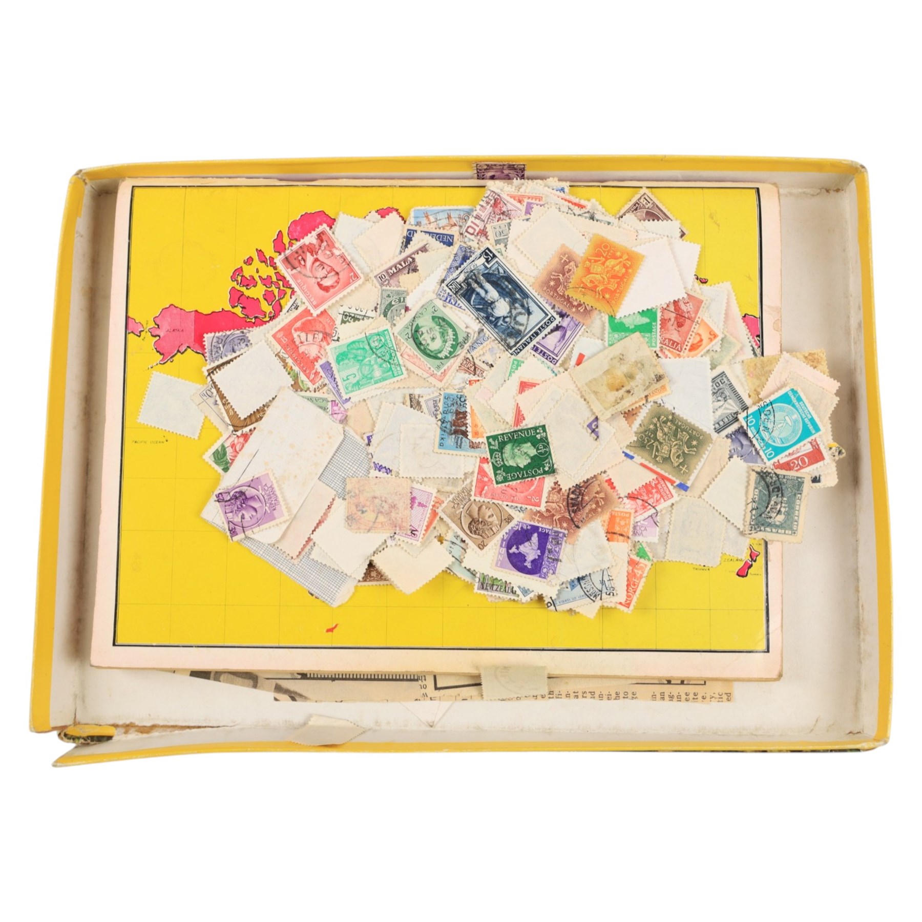 Great British and World stamps, in eight albums and loose