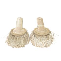 French Dragoon epaulettes, circa 1890, in original box 