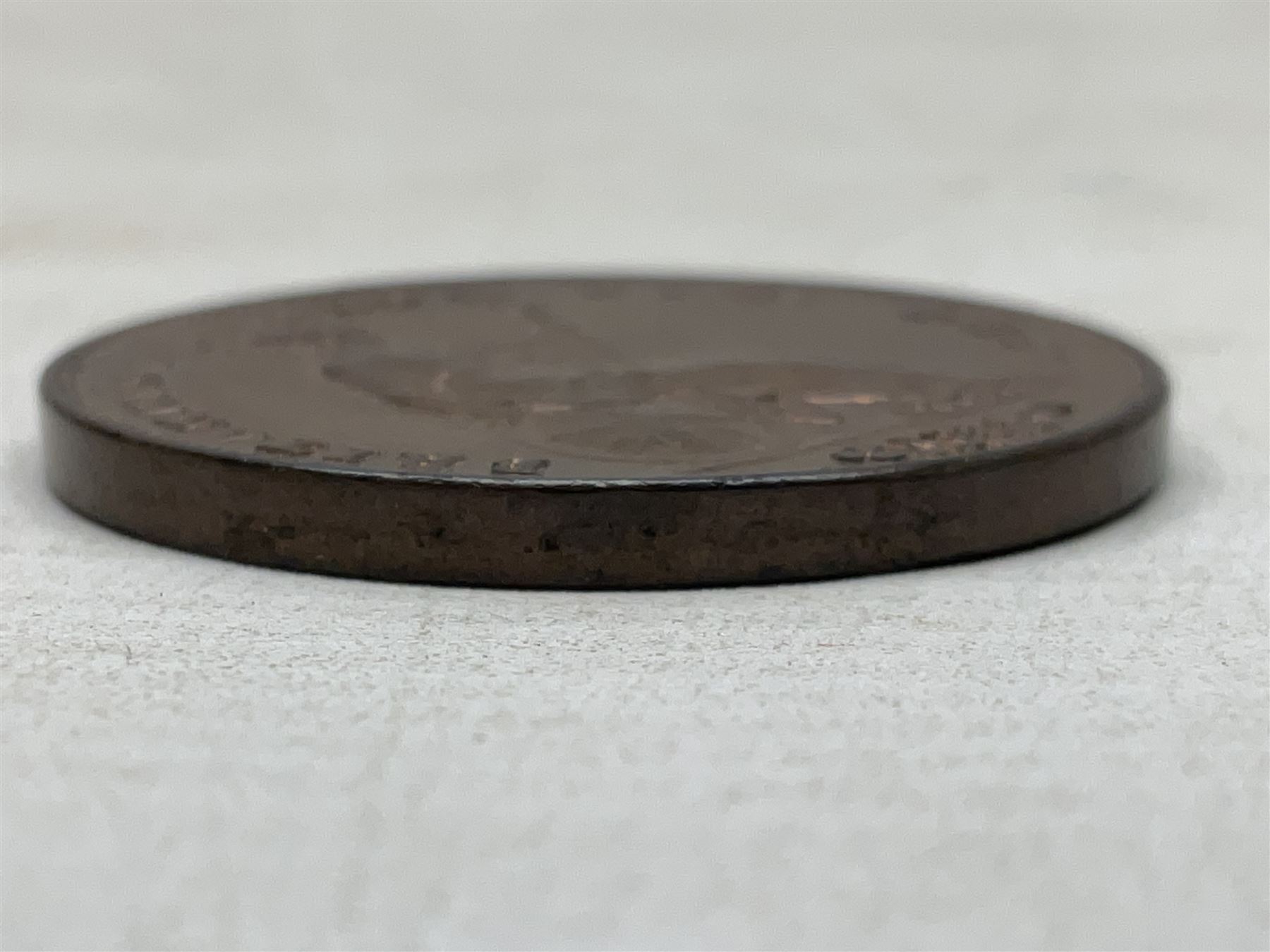 Queen Victoria 1846 one penny coin