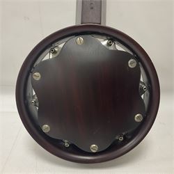 Keech 1920's four string model C Banjulele in its original case