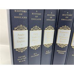 Folio Society; A History of England series, 12 vols by various authors, including: G. M. Trevelyan; G. R. Elton; Asa Briggs; and others, all in their original slipcases