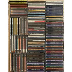 A large collection of mostly Jazz CD's including Fats Waller, Eddie Calvert, Harry James, Ella Fitzgerald, Wood Herman, Frank Sinatra and other music four boxes (400+)