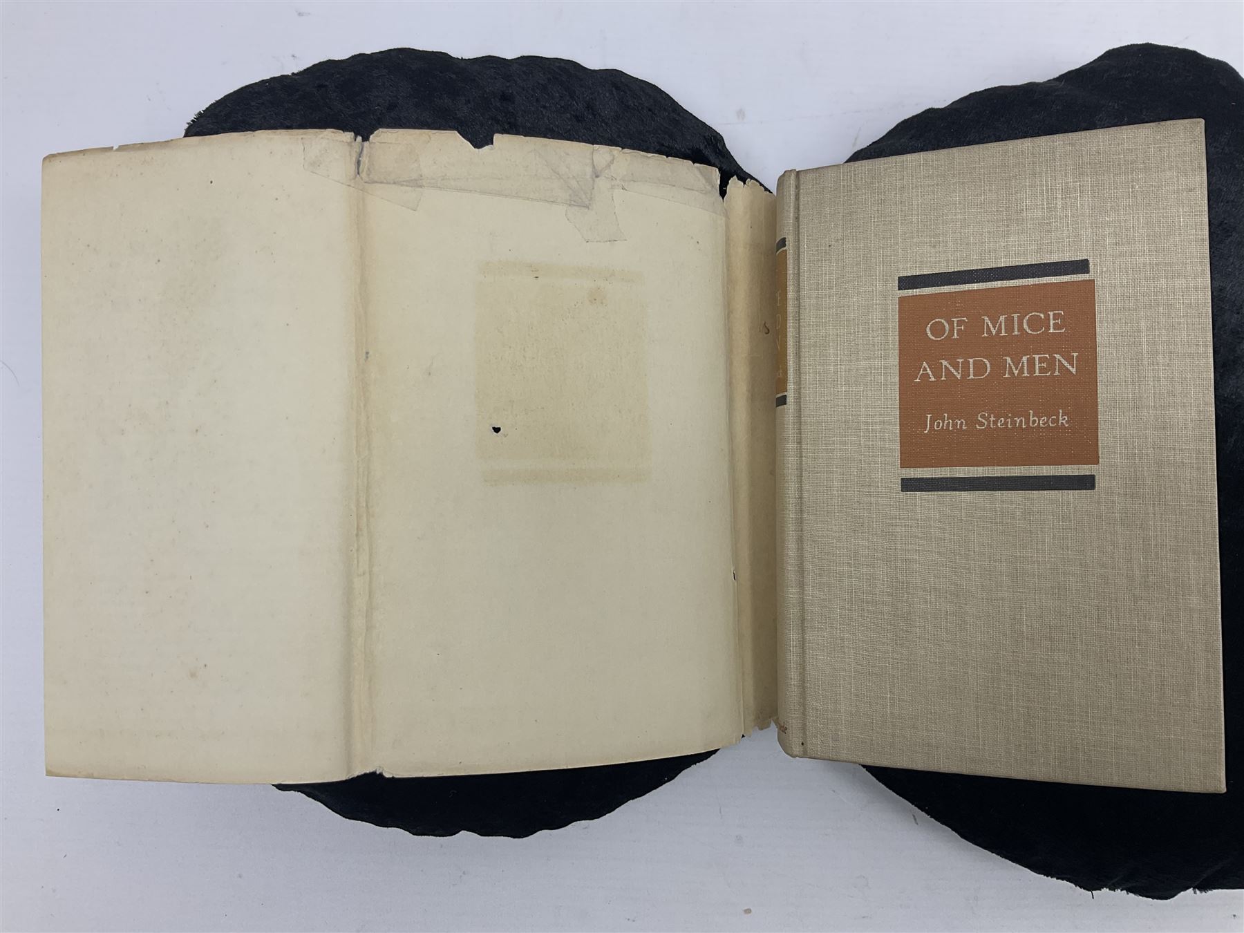John Steinbeck; Of Mice and Men, first edition, second printing, New York: Covici Friede, 1937, 2nd printing with 'loosely' to page 9 and The Moon is Down, fist edition, Windmill Press, Surrey 1942