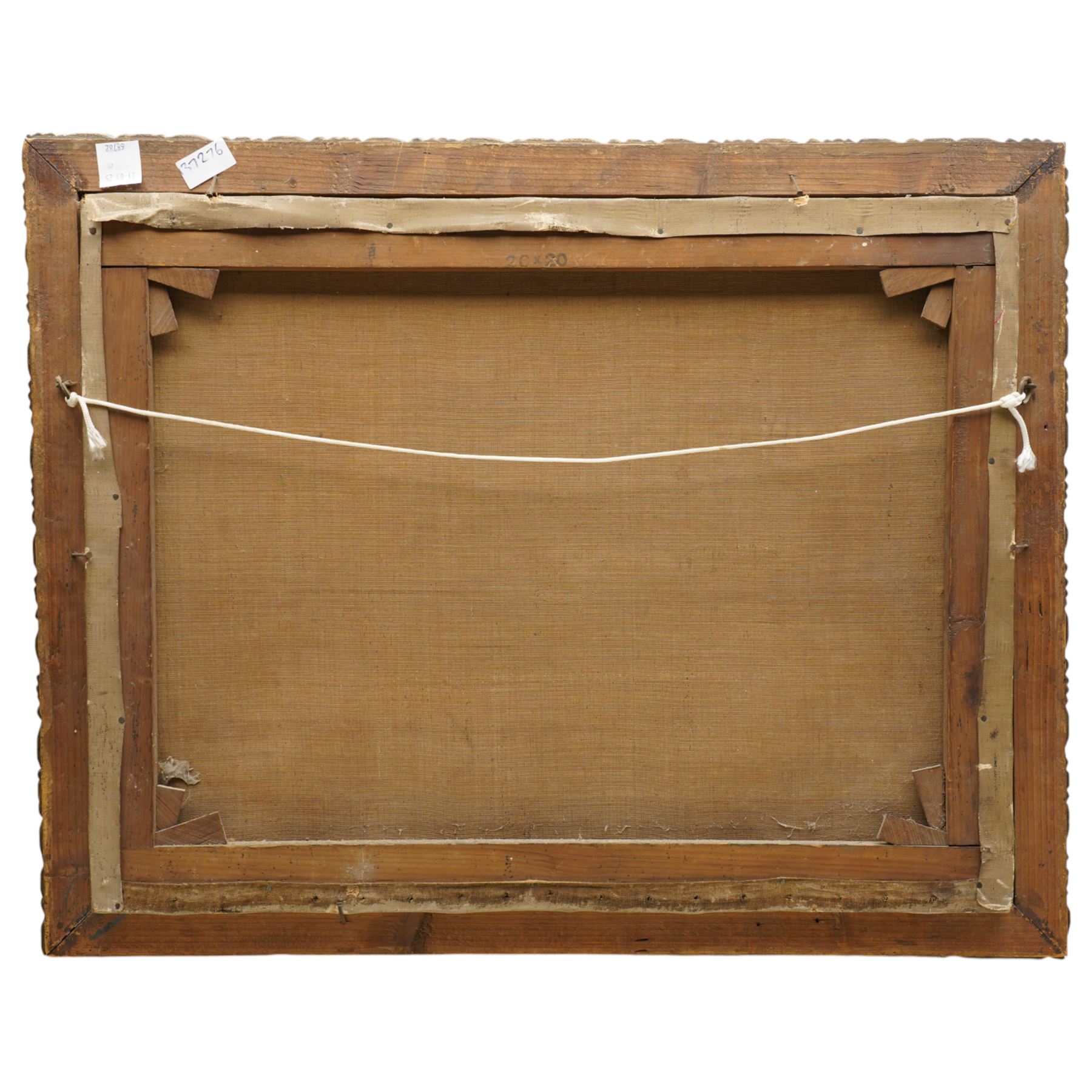 John Charles Tunnard (British 1873-1960): Portrait of a Chestnut Racehorse in Stable, oil on canvas signed and dated 1895, 47cm x 63cm