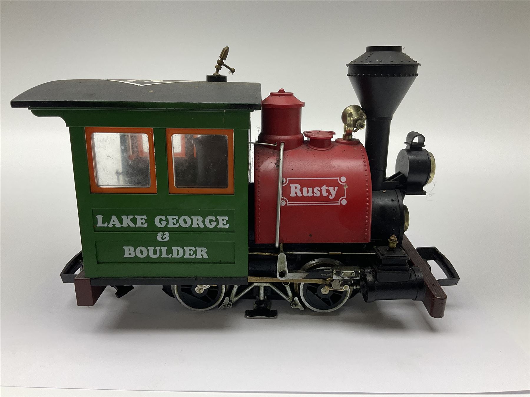 Lehmann Lake George & Boulder G scale, gauge 1 0-4-0 tank locomotive, 'Rusty', together with a similar 0-4-0 tank locomotive 'Otto', unboxed
