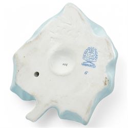 Herend porcelain model of a frog on a leaf, together with pierced potpourri with cover in floral design, each with marks to base, H8cm (2)
