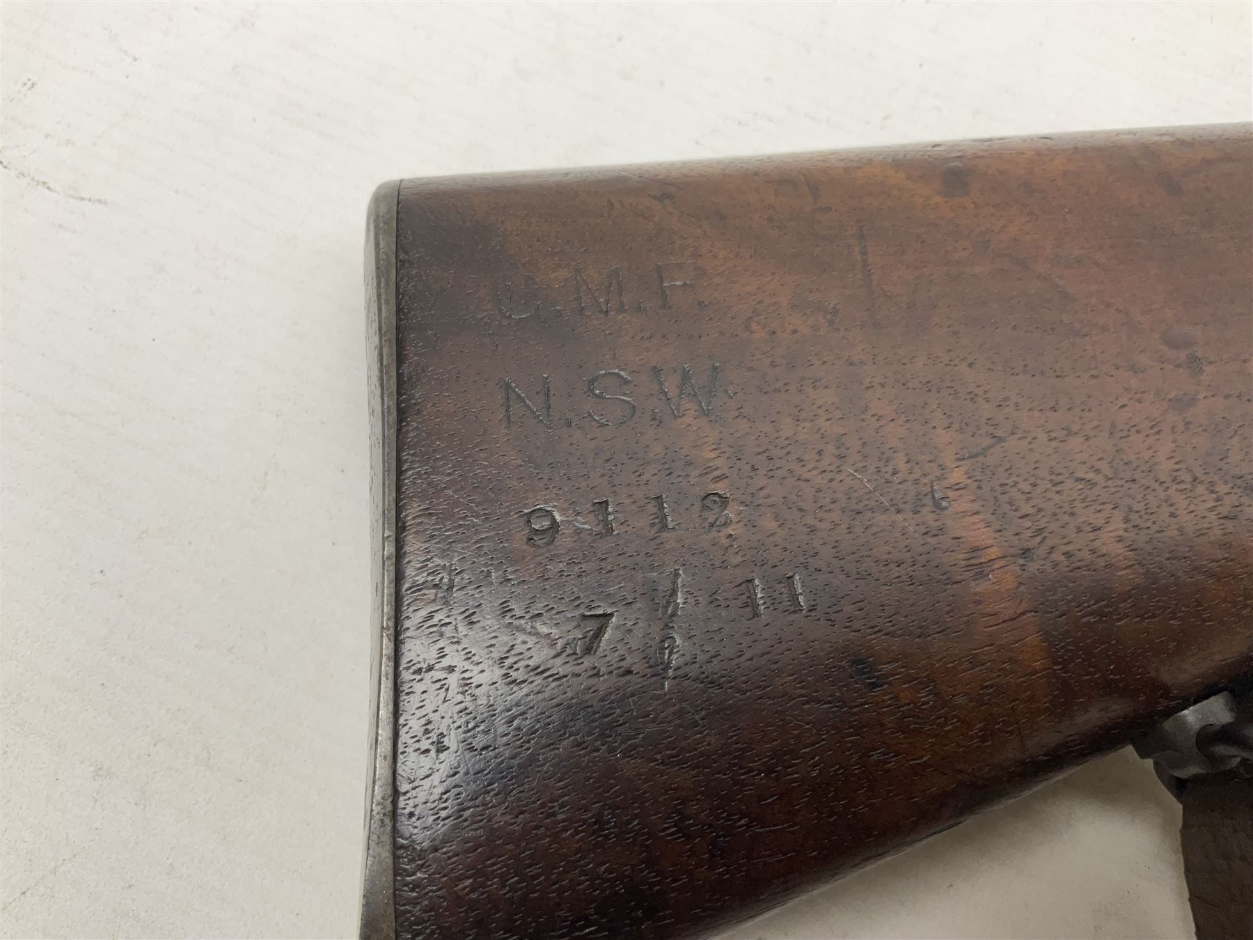 Pre-WWII BSA NSW Australia .310 Cadet rifle (Citizens Militia Force) with Martini action, 65cm(25.5