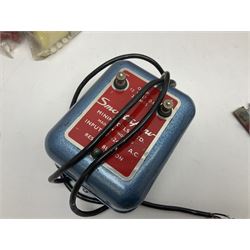 Tri-ang/Hornby '00' gauge - Princess Class 4-6-2 locomotive 'Princess Elizabeth' No.46201 with tender; Battle Space Turbo Car, boxed; four passenger coaches, buffet car, track cleaning car and eight wagons, all boxed; and various other accessories