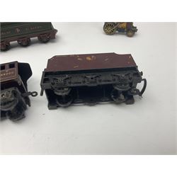 Hornby/Tri-ang '00' gauge - six locomotives - Class 9F 2-10-0 'Evening Star' No.92220; Class A3 4-6-2 (no name or number); Dean Single 4-2-2 'Lord of the Isles' No.3046; Princess Class 4-6-2 'The Princess Royal' No.46200; Class 57XX Pannier 0-6-0 tank No.8751; and Stephenson's Rocket with one passenger coach; all unboxed (6)