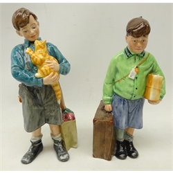  Two Royal Doulton figures Welcome Home HN3299 and The Boy Evacuee HN3202  