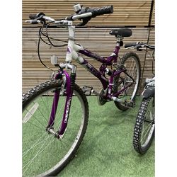 Ladies full suspension mountain bike, and two child’s bikes - THIS LOT IS TO BE COLLECTED BY APPOINTMENT FROM DUGGLEBY STORAGE, GREAT HILL, EASTFIELD, SCARBOROUGH, YO11 3TX