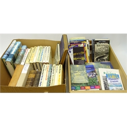  Seventeen books by or about James Herriot including four signed copies, six 19th Century and later books of Yorkshire/Lakeland interest and a quantity of pamphlets on Yorkshire etc, in two boxes  