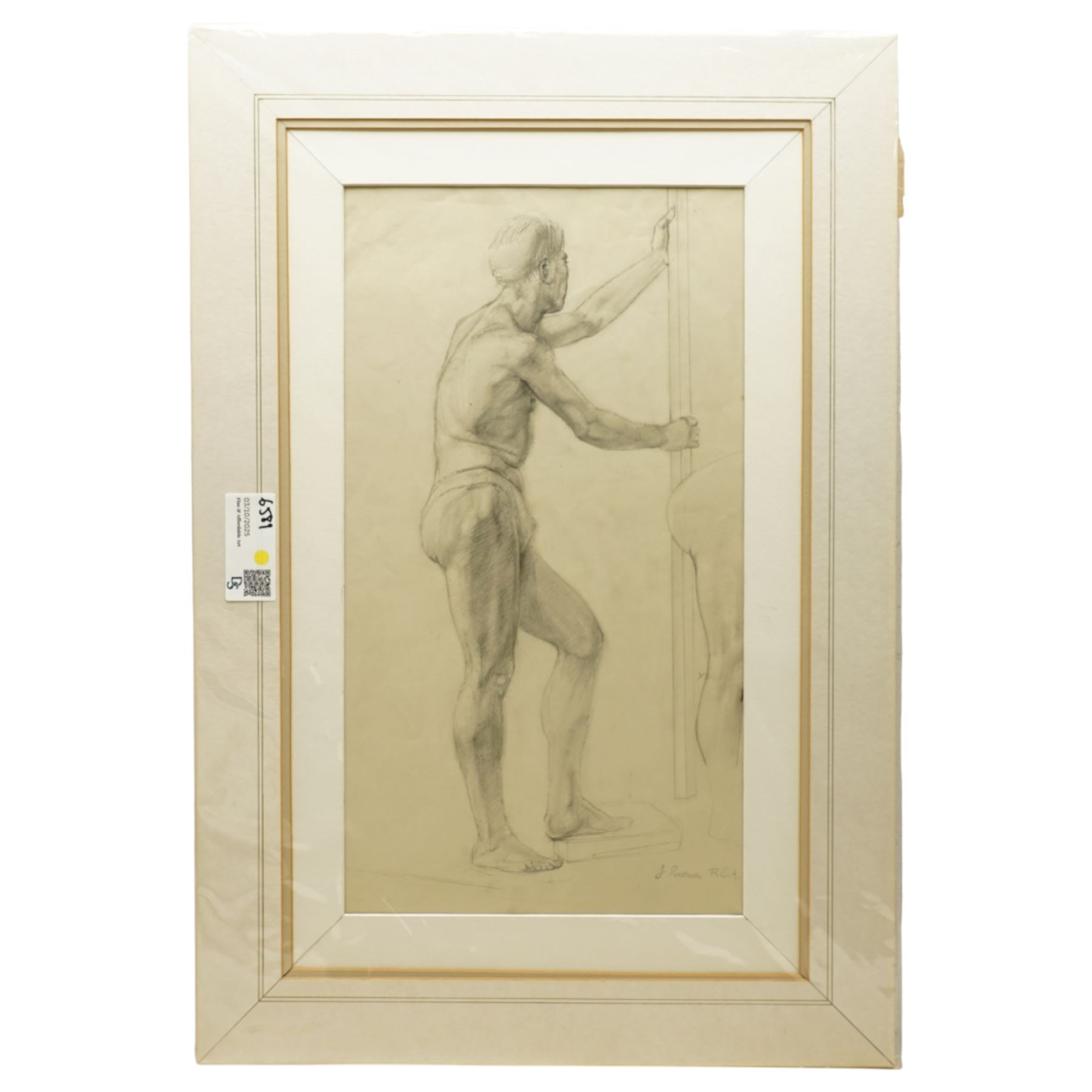 Julian Roebuck (British 1915-1991): Portrait of a Girl Seated and Life Studies, watercolour and three pencil sketches signed in pencil max 37cm x 28cm (unframed)