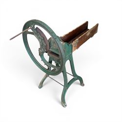 Taylor & Parsons - 19th century cast iron chaff cutter