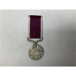 George V India Long Service and Good Conduct Medal awarded to T.B.-41020 Nk. Ausnake Ram, B Trpt. Depot; with ribbon