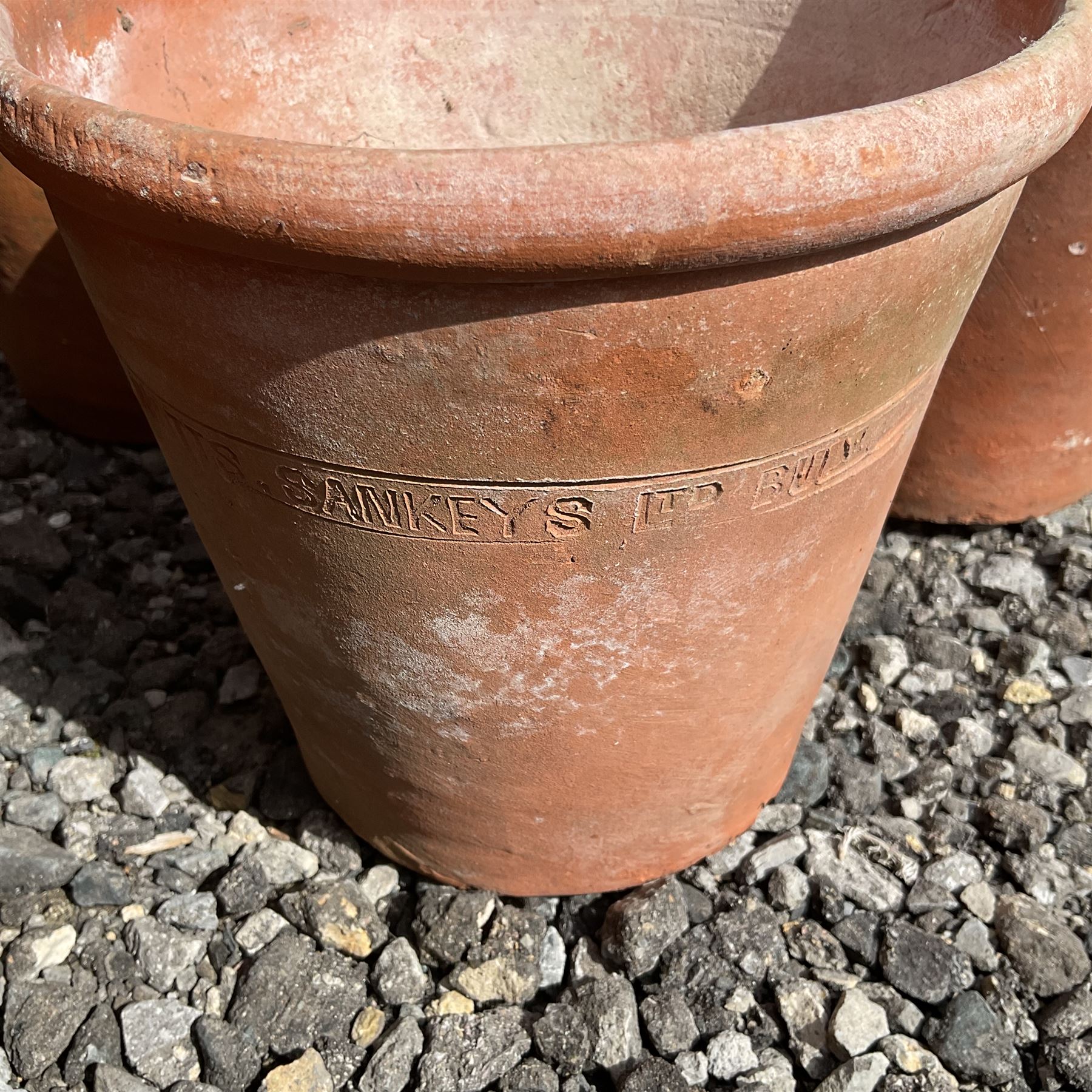 Sankey Bulwell, terracotta garden pots - provenance Sand Hutton (20)