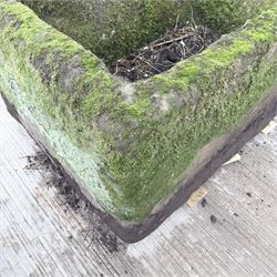 Large 18th century rectangular stone trough