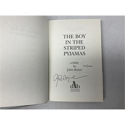 Collection of first edition books, to include John Boyne; The Boy in the Striped Pyjamas, limited edition 910/1000, singed by author, Jasper Fforde; The Eyre Affair, signed by author, Mark Haddon; The Curious Incident of the Dog in the Night-time , D.A.Stern; The Blair Witch Project: A Dossier, etc (16)
