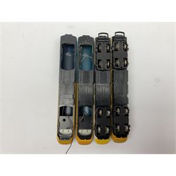 'OO' gauge - fourteen assorted playworn locomotives by Hornby, Tri-Ang, Lima etc, including 4-6-2 Flying Scotsman (lacking tender),  shunting locomotive, tank and diesel locomotives etc