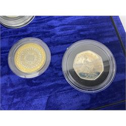 The Royal Mint United Kingdom 2000 silver proof Millennium coin collection, including Maundy coins, number 6384, cased with certificate 