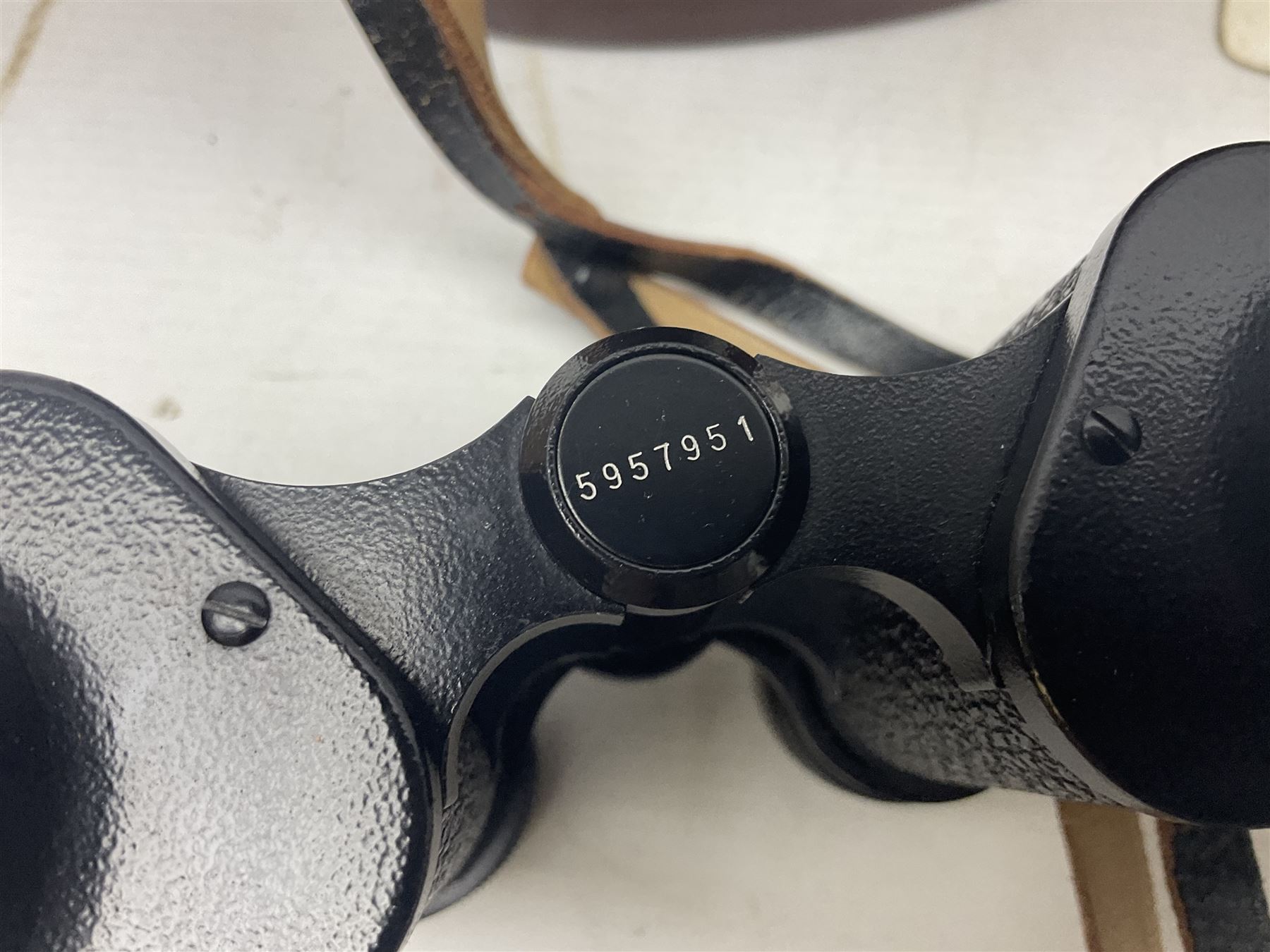 Carl Zeiss Jena 8x30 Deltrintem binoculars in original case, serial no. 5957951