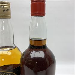 Ten bottles of blended Scotch whisky, including Macleod's Isle of Skye, Dalmeny De Luxe, Arden House, etc, various contents and proofs (10)