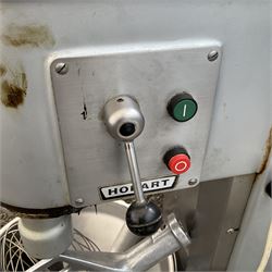 Hobart H401 40qt 3 phase commercial mixer, with whisks, bowl and accessories - THIS LOT IS TO BE COLLECTED BY APPOINTMENT FROM DUGGLEBY STORAGE, GREAT HILL, EASTFIELD, SCARBOROUGH, YO11 3TX