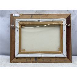 Richard Blowey (British 1947-): Cornish Landscape, oil on canvas signed 29cm x 39cm 