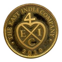 'The East India Company' 2010 gold one mohur coin