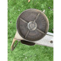 Vintage Slingsby Bradford & London cast iron and wood sack barrow  - THIS LOT IS TO BE COLLECTED BY APPOINTMENT FROM DUGGLEBY STORAGE, GREAT HILL, EASTFIELD, SCARBOROUGH, YO11 3TX