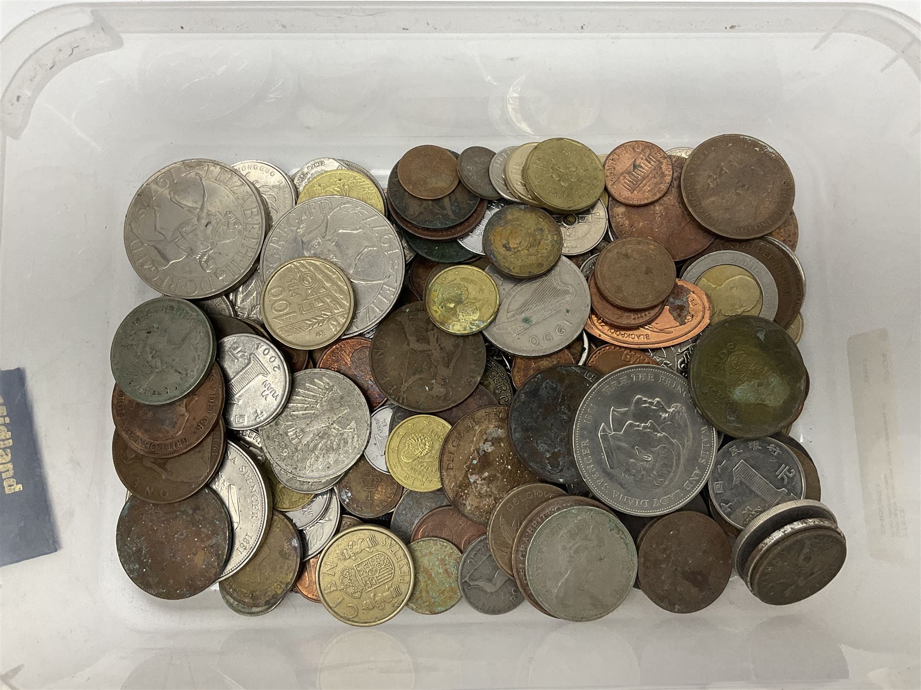 Harry Potter 'Gringotts Savings Book Coin Collection', various commemorative crowns, pre-decimal coinage, United States of America one dollar banknote etc