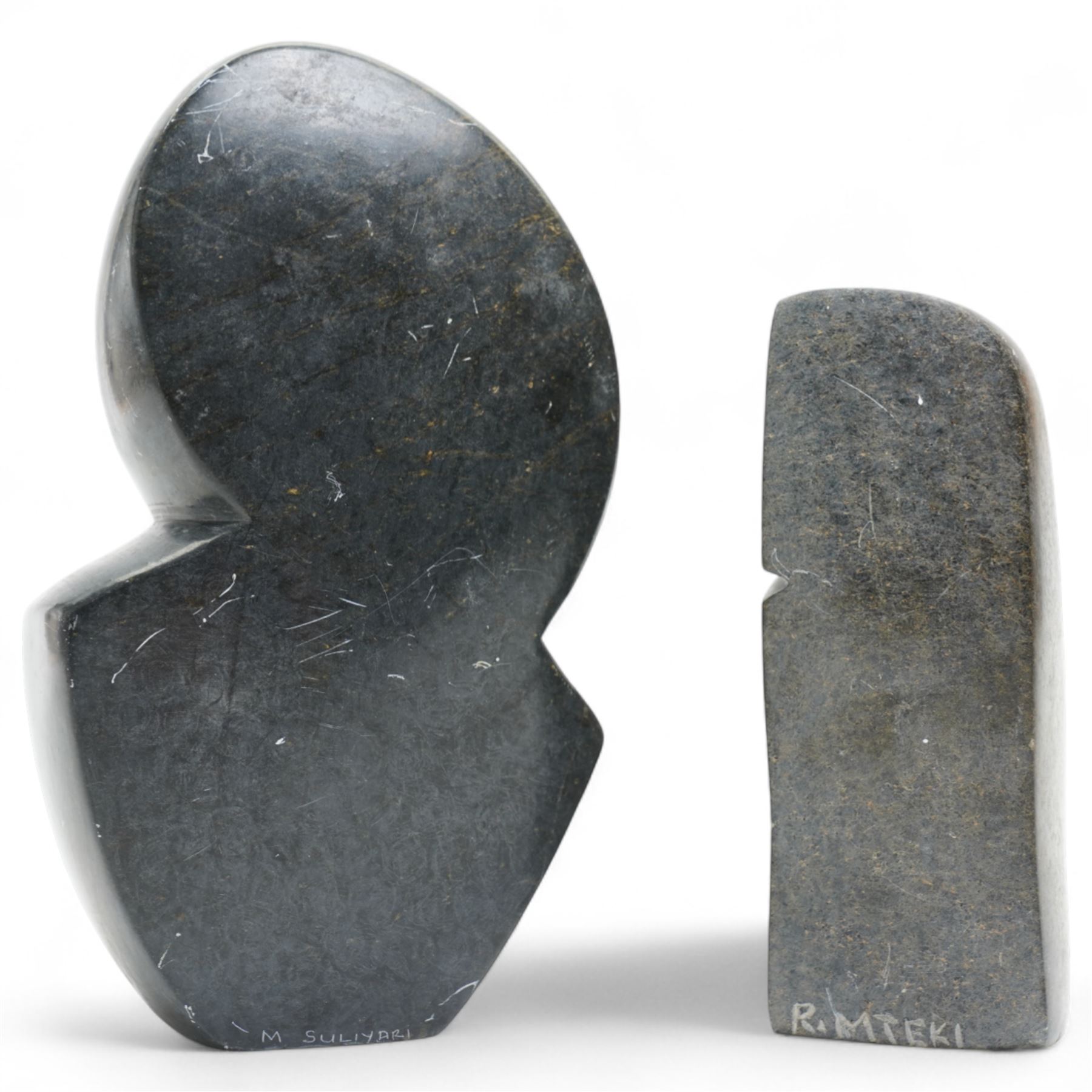 Richard Mteki (Zimbabwean 1947-): Shona tribe carved stone head