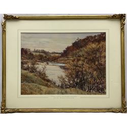 John Dobby Walker (British 1863-1925): The Mill Weir Richmond, watercolour signed 27.5cm x 37.5cm