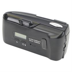 Olympus MJU II all weather 35mm compact camera serial no. 5106886, in soft shell case