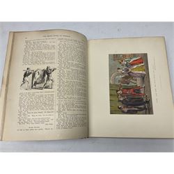 The Library Shakspeare Illustrated by Sir John Gilbert, George Cruikshank and R. Dudley with laid-in colour plates, three volumes, uniformly bound in half leather with a.e.g.
