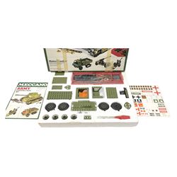 Meccano - unopened Multimodels Set No.6024139; Army Construction Set, boxed with instructions and part used decal sheet; and part No.2 Motorised Construction Set, boxed with instructions (3)