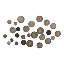 Approximately 193 grams of Great British pre-1920 silver coins