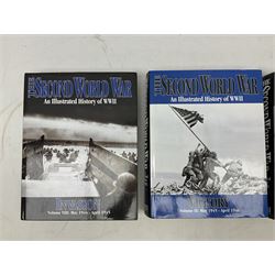 Trident Press: The Second World War - An Illustrated History of WWII. 2000. Ten volumes being a complete facsimile reprint of Hammerton's WW2 periodical 'The War Illustrated' from Vol 1 No 1 16th September 1939 to Vol 10 No 255 11th April 1947; all with dustjackets (10)