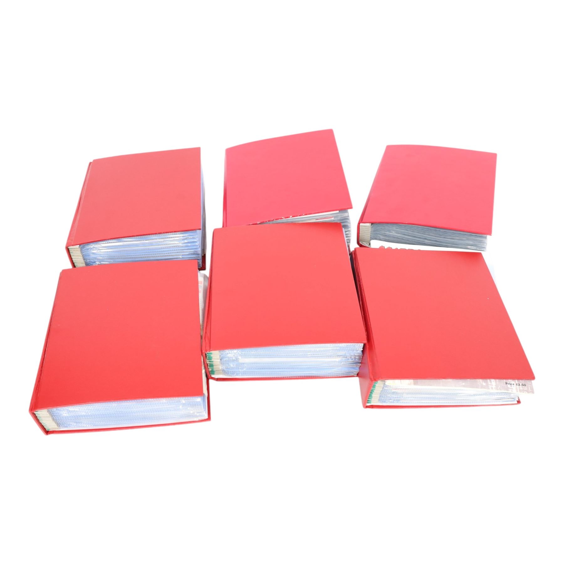 Comprehensive collection of approximately one-hundred and seventy Scarborough FC football programmes for the 1996/97, 1997/98 and 1998/99 seasons, all filed within six dedicated Scarborough FC red Home and Away binders