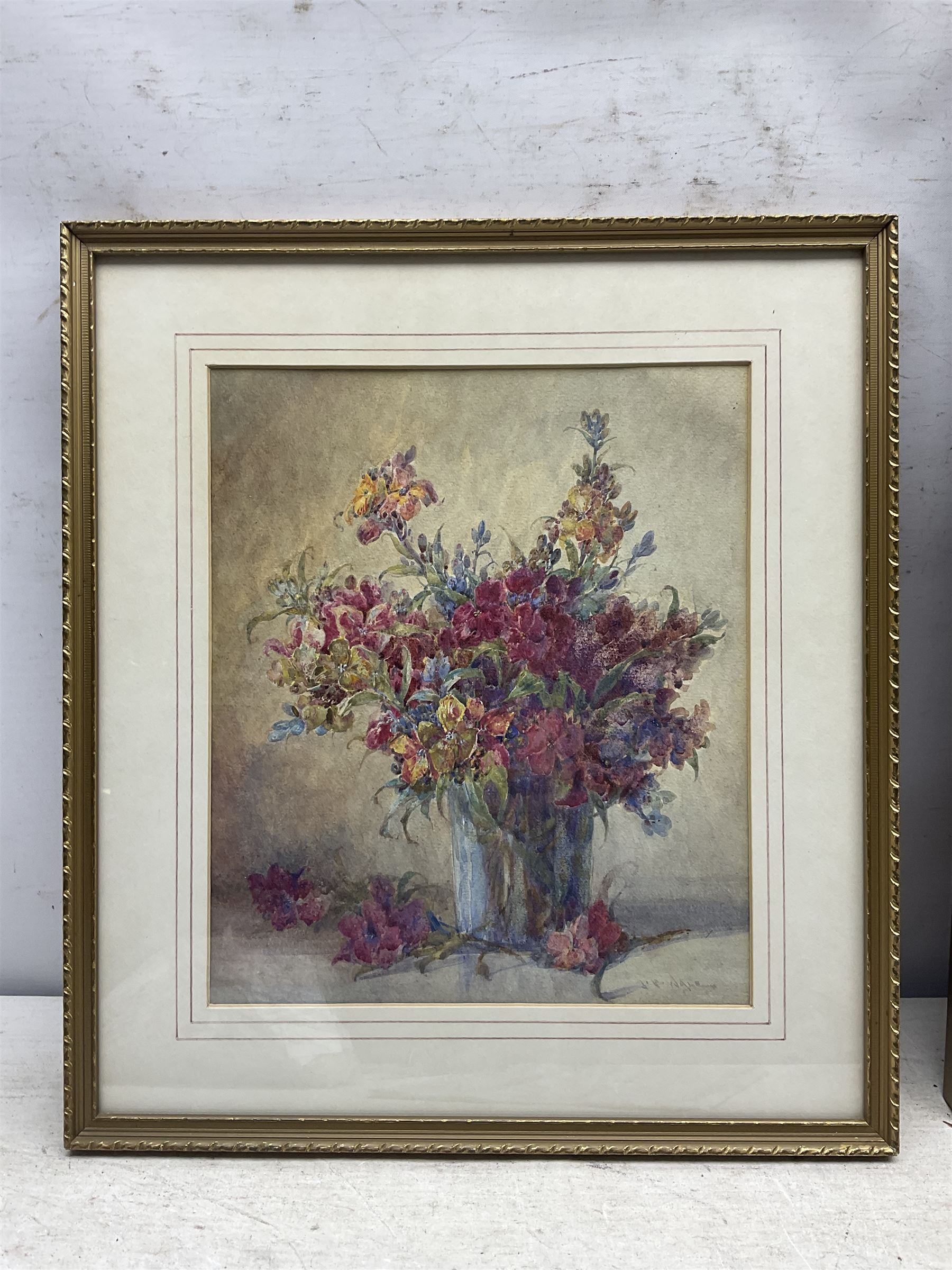 John Porter Wale (British 1860-1920): Flowers in Bloom, two still life watercolours signed max 30cm x 19cm (2)